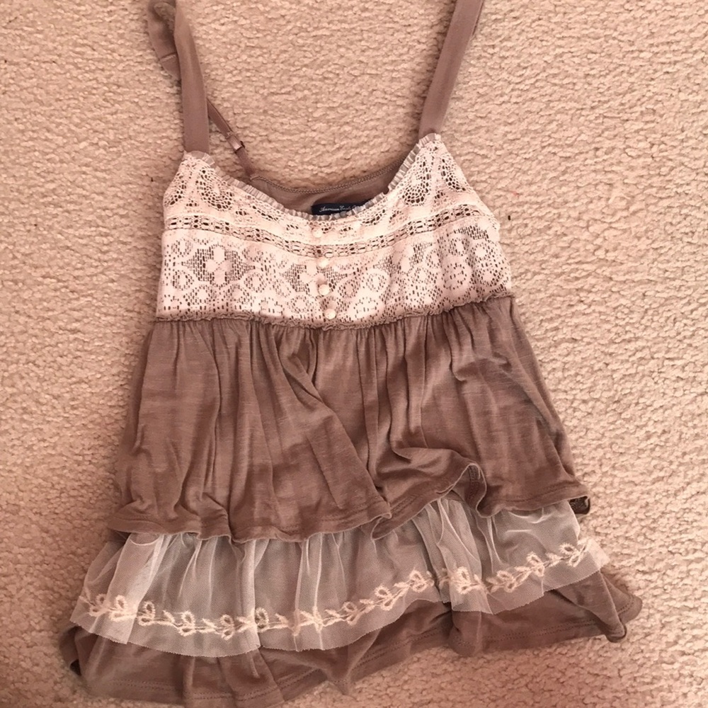 multi fabric blouse
